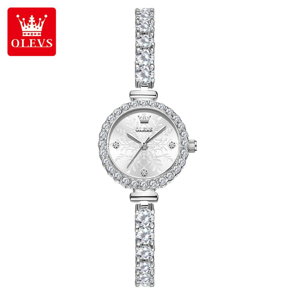 OLEVS Luxury Luminous Diamond Watch For Women