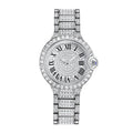 Elegant Women's Luxury Quartz Watch with Crystals