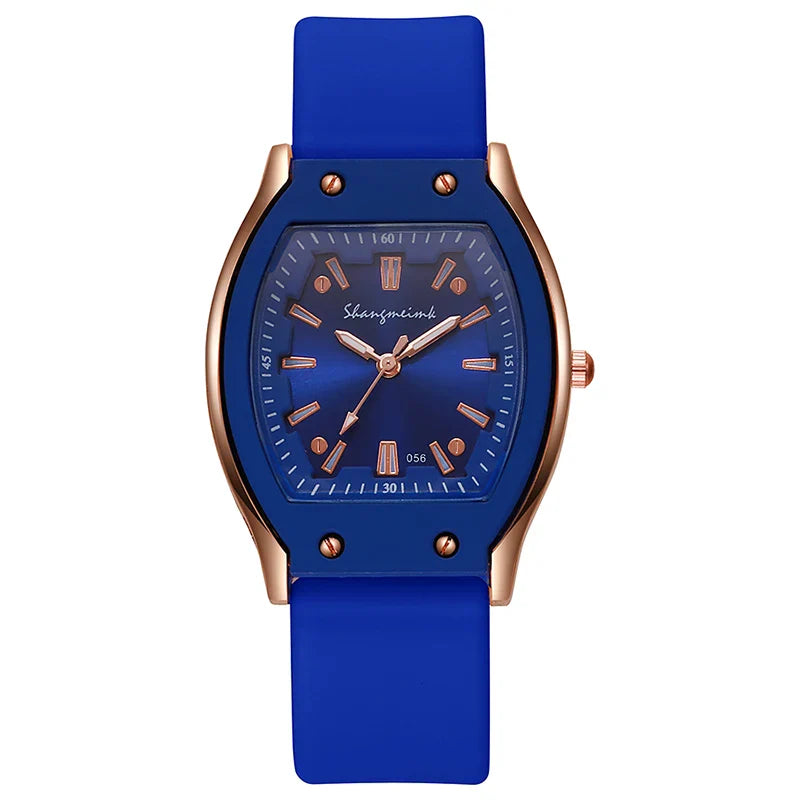 Customizable Silicone Strap Quartz Watches