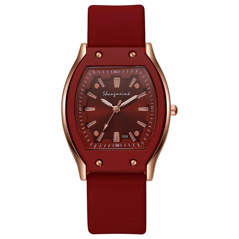 Customizable Silicone Strap Quartz Watches