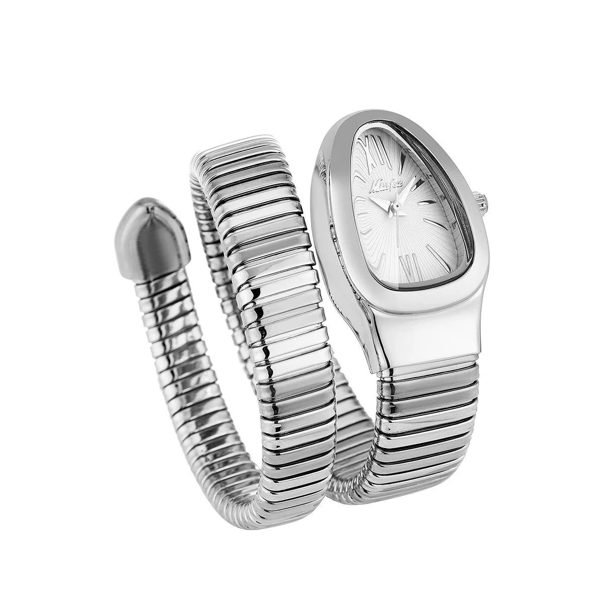 Luxury Snake-Shaped Quartz Watch for Women