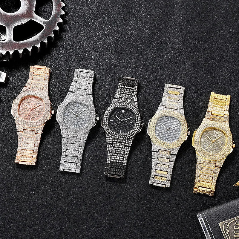 Ginky Star Luxury Rhinestone Quartz Watch