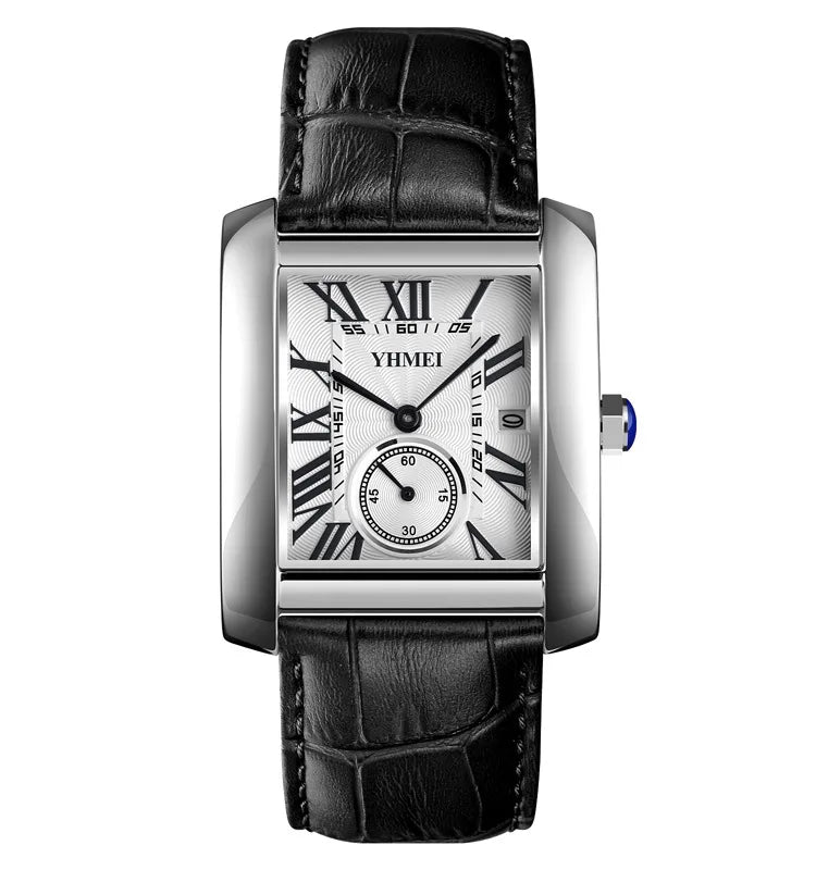 SYN Fashion Quartz Watch  Leather Strap Watch