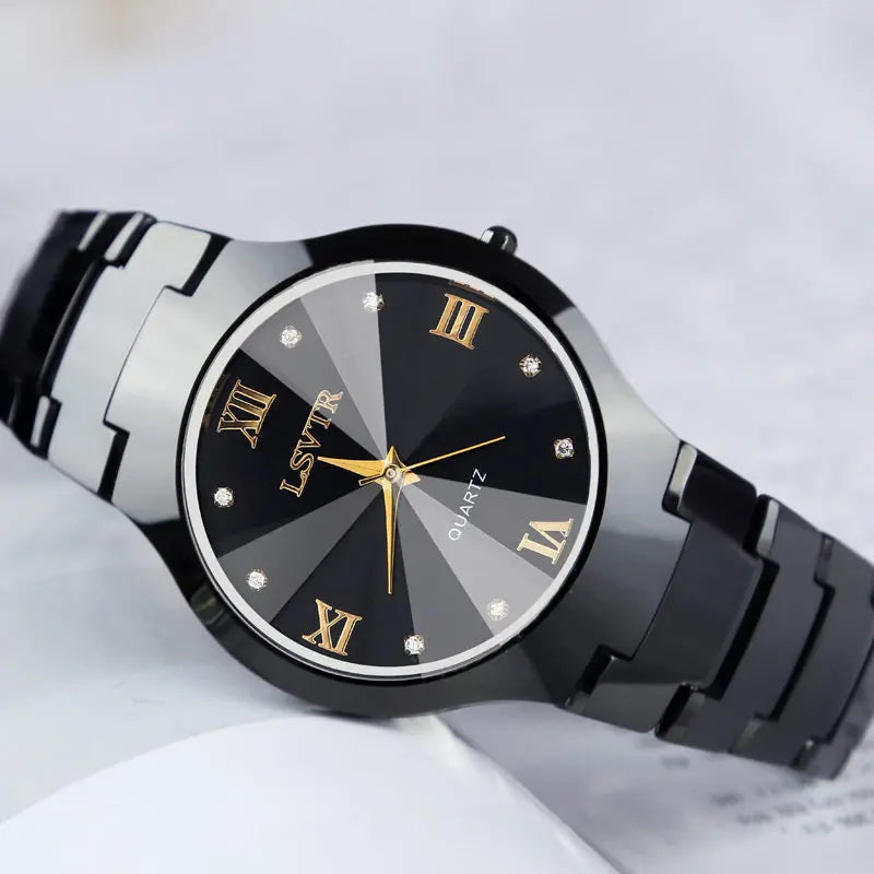 Luxury Waterproof Couple Watches - Stainless Steel