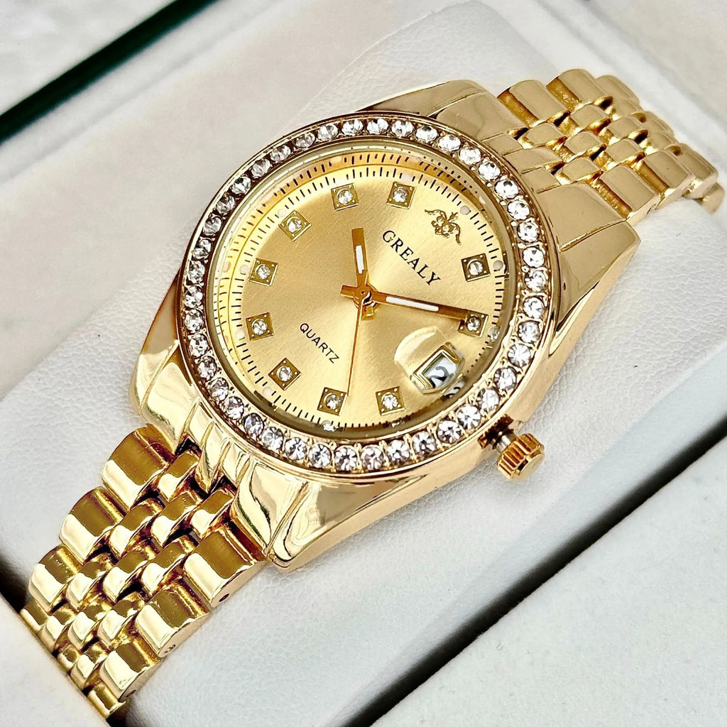 GREALY Ladies Sapphire Quartz Watch 33mm