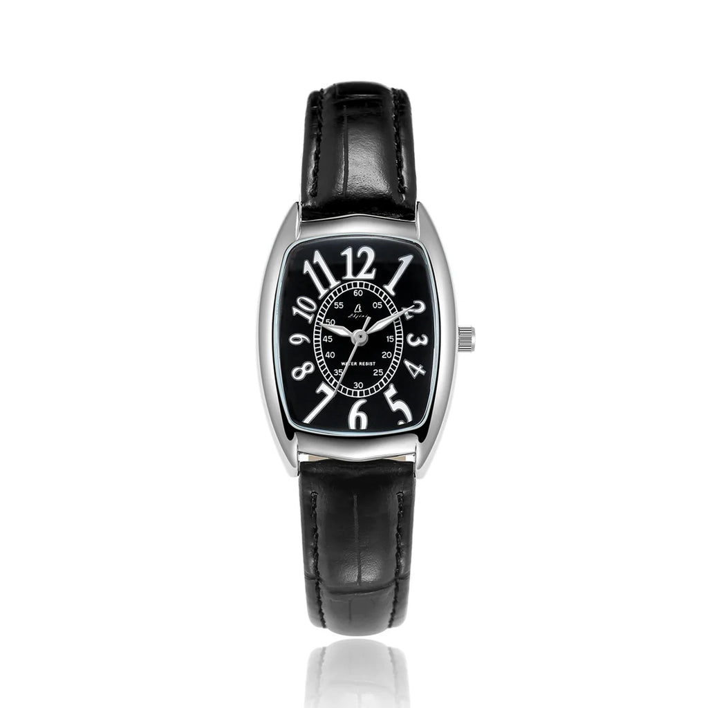 Luxury Retro Ladies Watch with Leather Strap