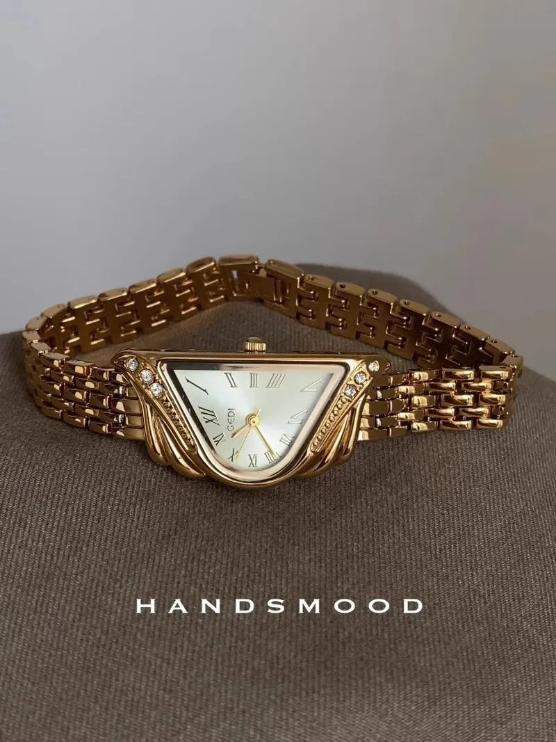 Vintage Gold Harp Women's Quartz Watch