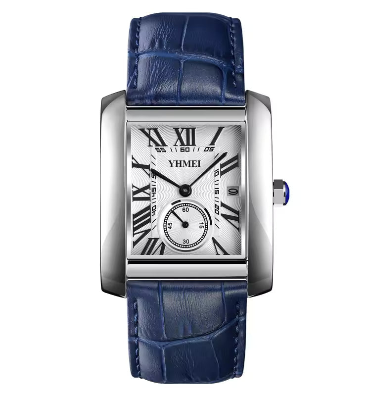 SYN Fashion Quartz Watch  Leather Strap Watch