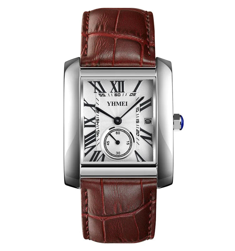 SYN Fashion Quartz Watch  Leather Strap Watch