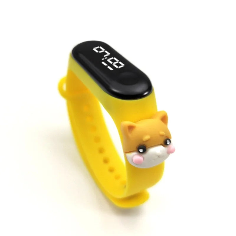 Kids' Waterproof LED Touch Screen Sports Watch