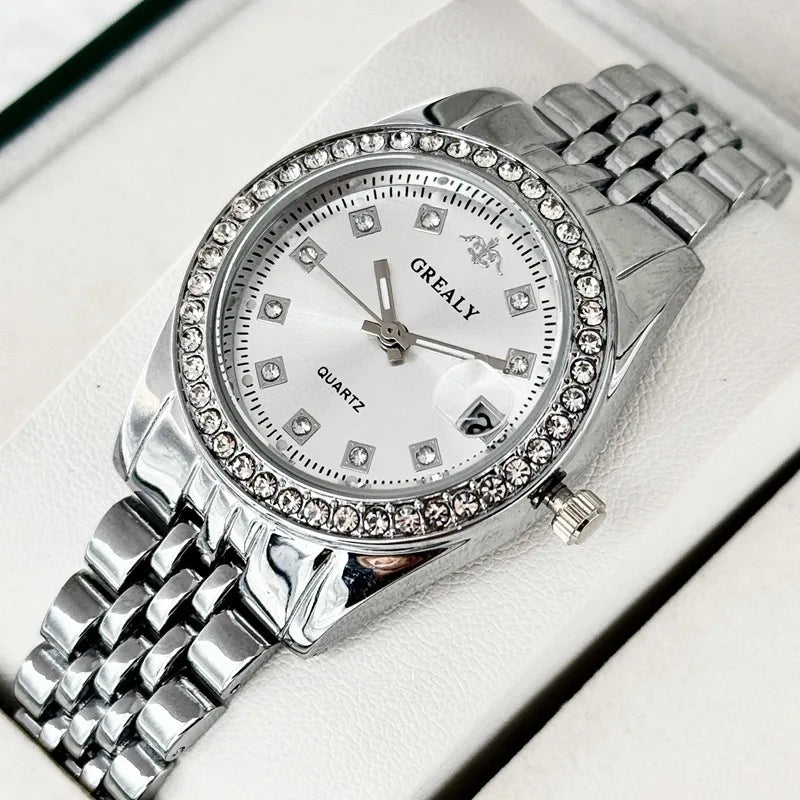 GREALY Ladies Sapphire Quartz Watch 33mm