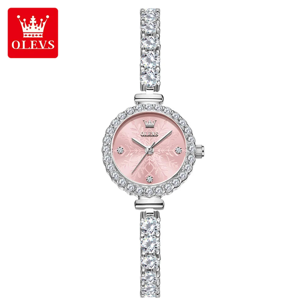 OLEVS Luxury Luminous Diamond Watch For Women