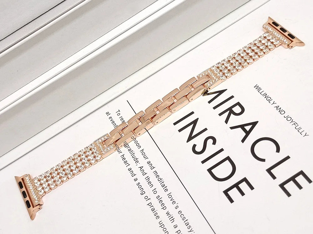 Elegant Diamond Apple Watch Bracelet Band