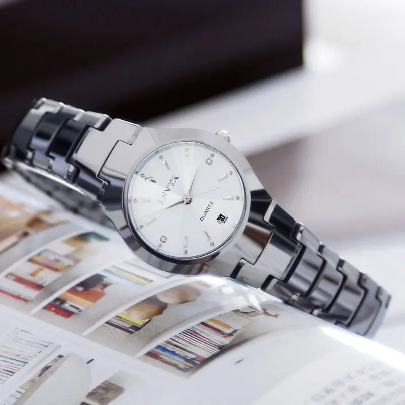 Luxury Waterproof Couple Watches - Stainless Steel