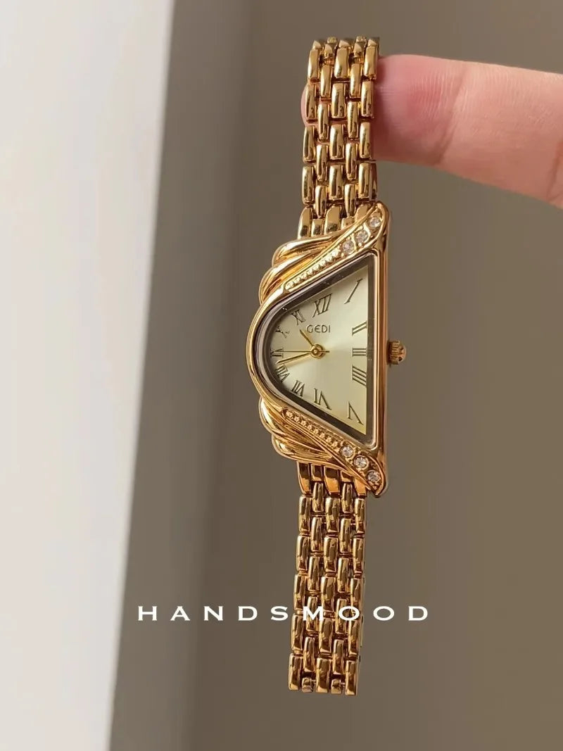 Vintage Gold Harp Women's Quartz Watch