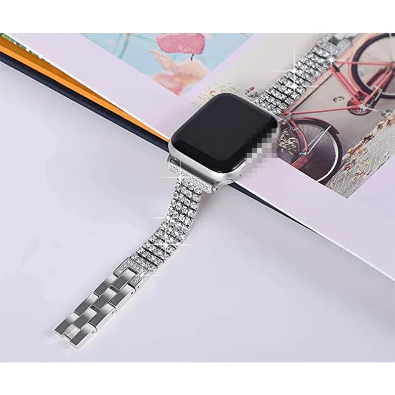 Elegant Diamond Apple Watch Bracelet Band