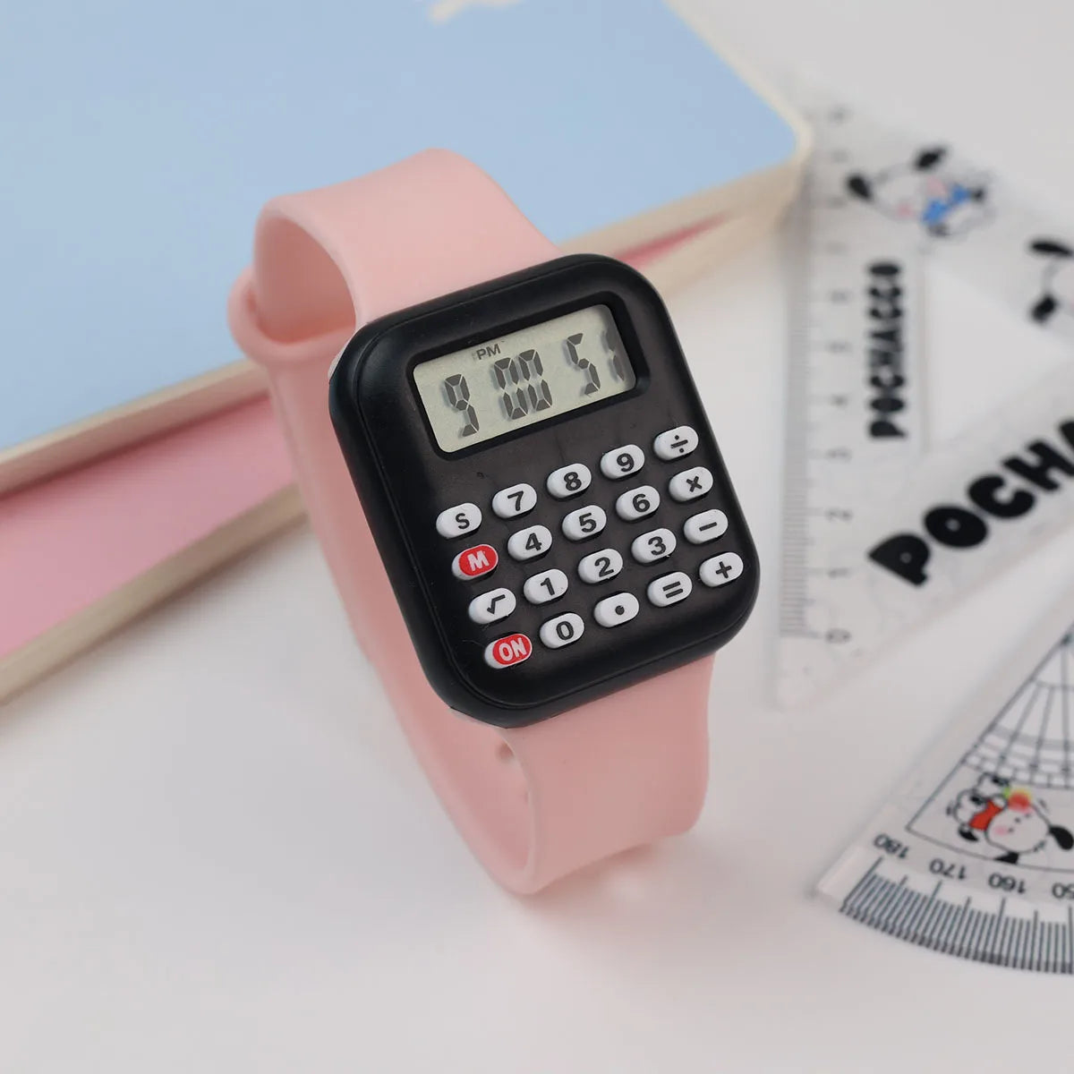 Kids Multifunctional LED Calculator Watch