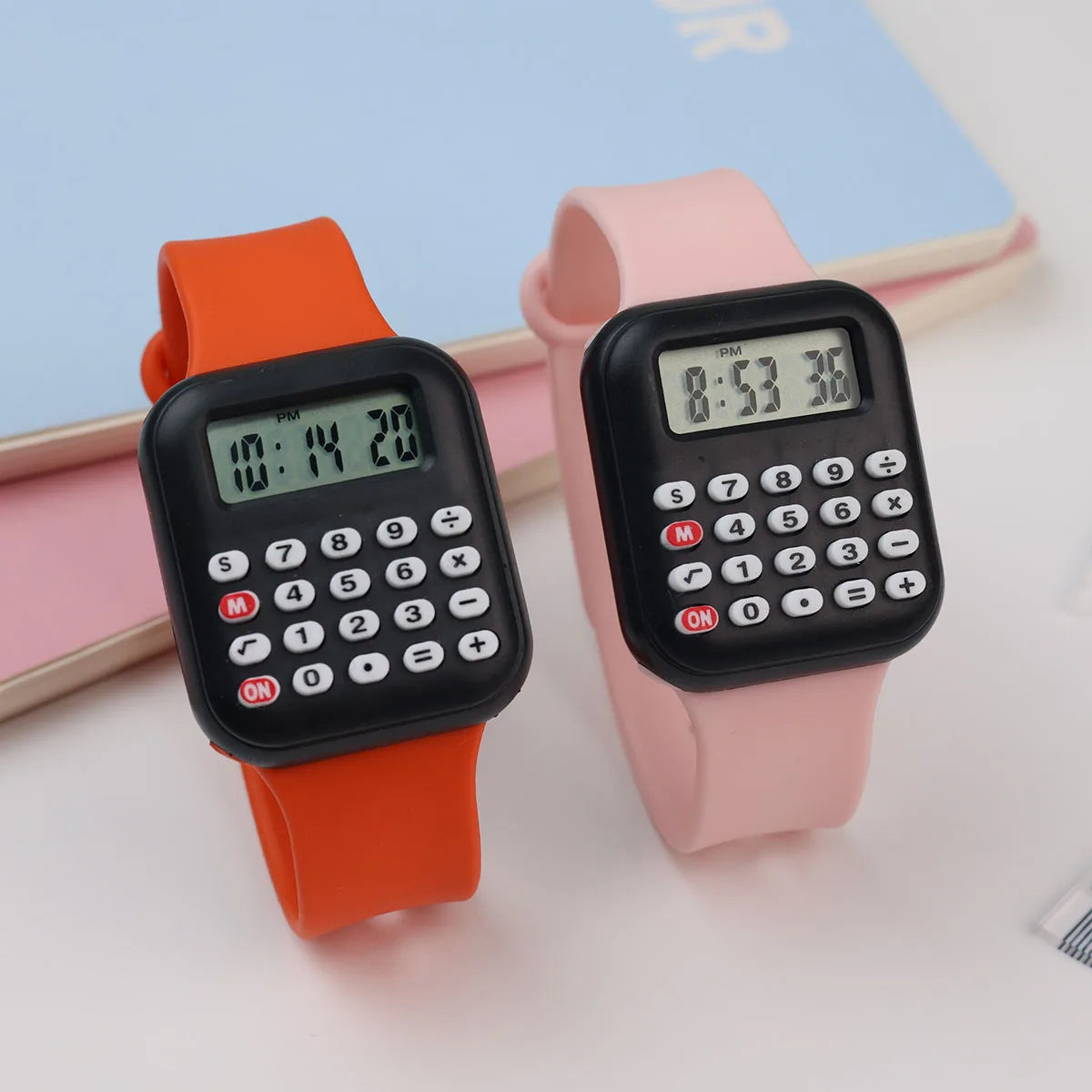 Kids Multifunctional LED Calculator Watch