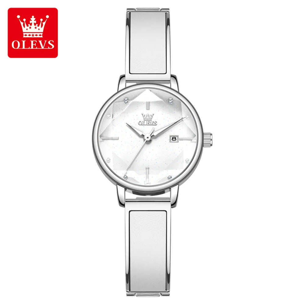 OLEVS Luxury Ladies Diamond Stainless Steel Watch