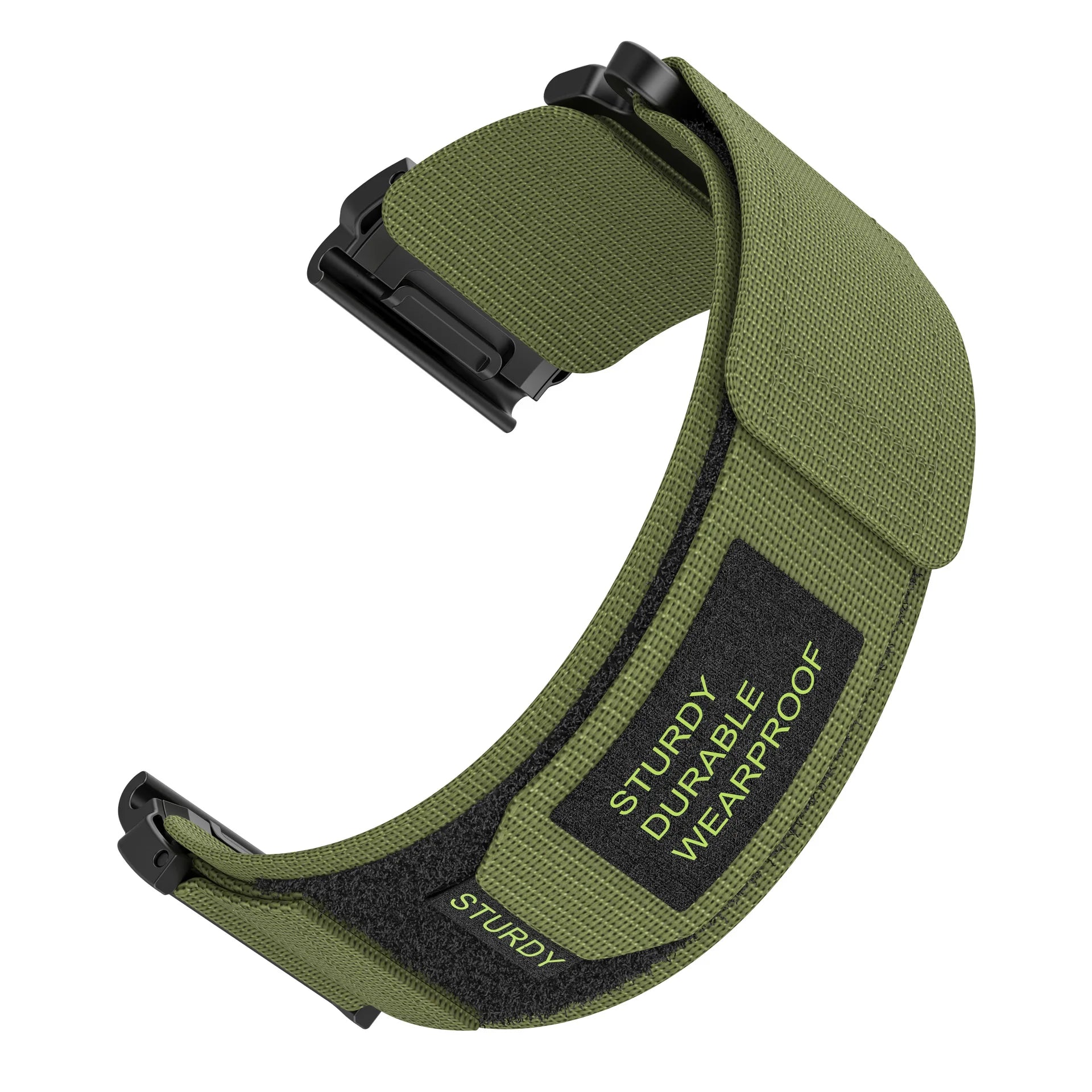 Chungming Outdoor Rugged Woven Nylon Sport Adjustable Watch Band