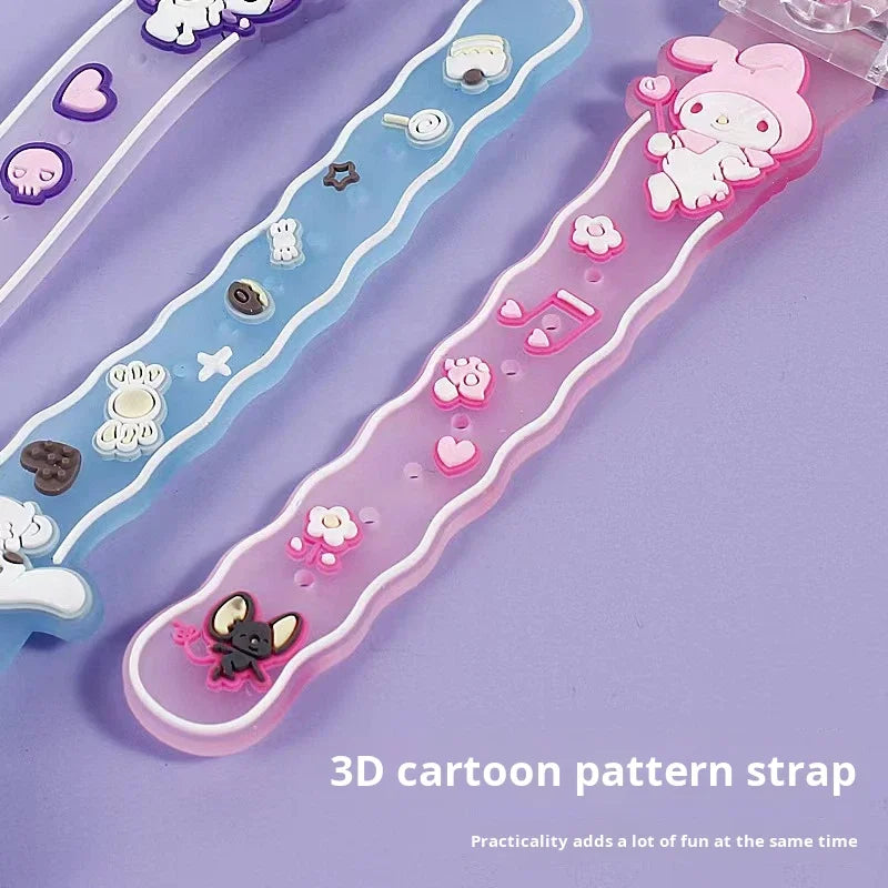 3D Luminous Hello Kitty Quartz Watch for Kids