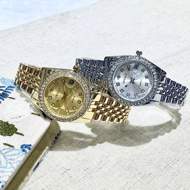 GREALY Ladies Sapphire Quartz Watch 33mm