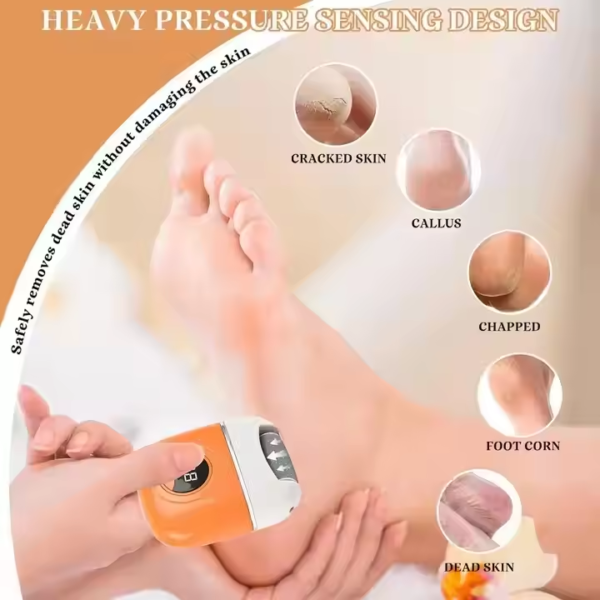 Portable Electric Foot Grinder Automatical Foot Dead Skin Sanding Mini Travel Pedicure Callus Remover - Image 6