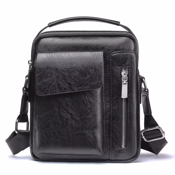 arrival pu leather bags waterproof retro side bags men