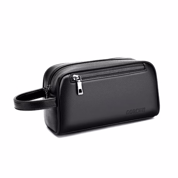 Password Lock Anti Pu Leather Bag Large Capacity Business Hand Bag For Men