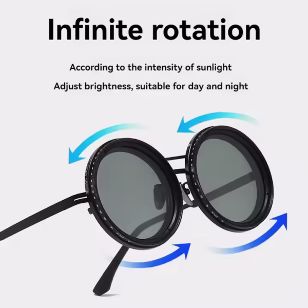 1-9 Gear Auto Tint Eyewear – Stylish UV400 Unisex Sunglasses for Outdoor Use - Image 2