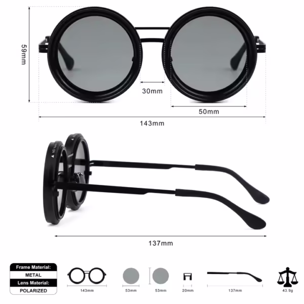 1-9 Gear Auto Tint Eyewear – Stylish UV400 Unisex Sunglasses for Outdoor Use - Image 6